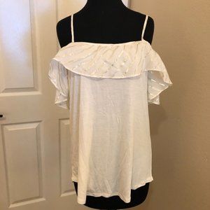 NWT Loft off the Shoulder Top szL.  B9